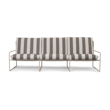 Sofá de 3 plazas Desert - Cash stripe-chocolate - Ferm Living