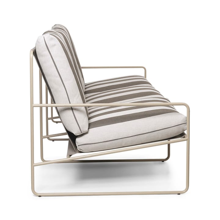 Sofá de 3 plazas Desert, Cash stripe-chocolate Ferm Living