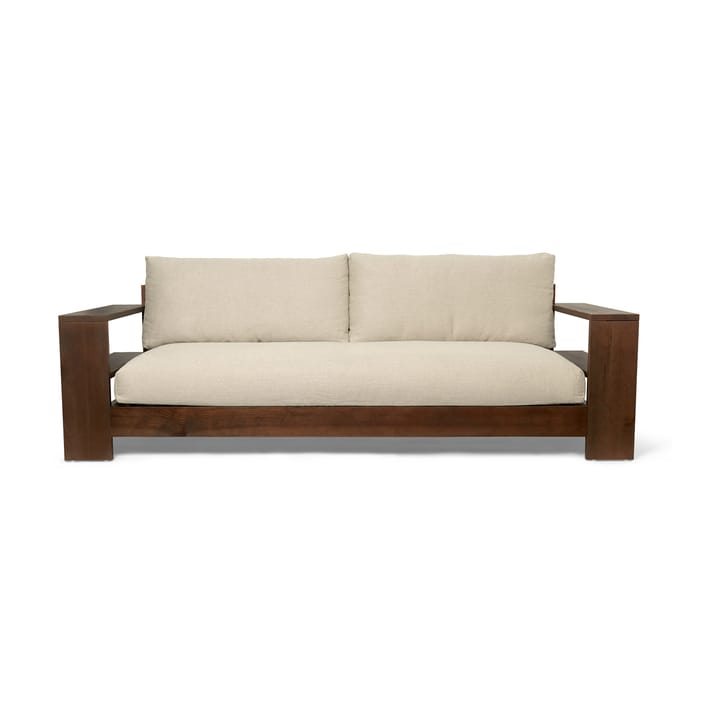 Sofá Edre classic linen, Dark Stained-Natural Ferm Living