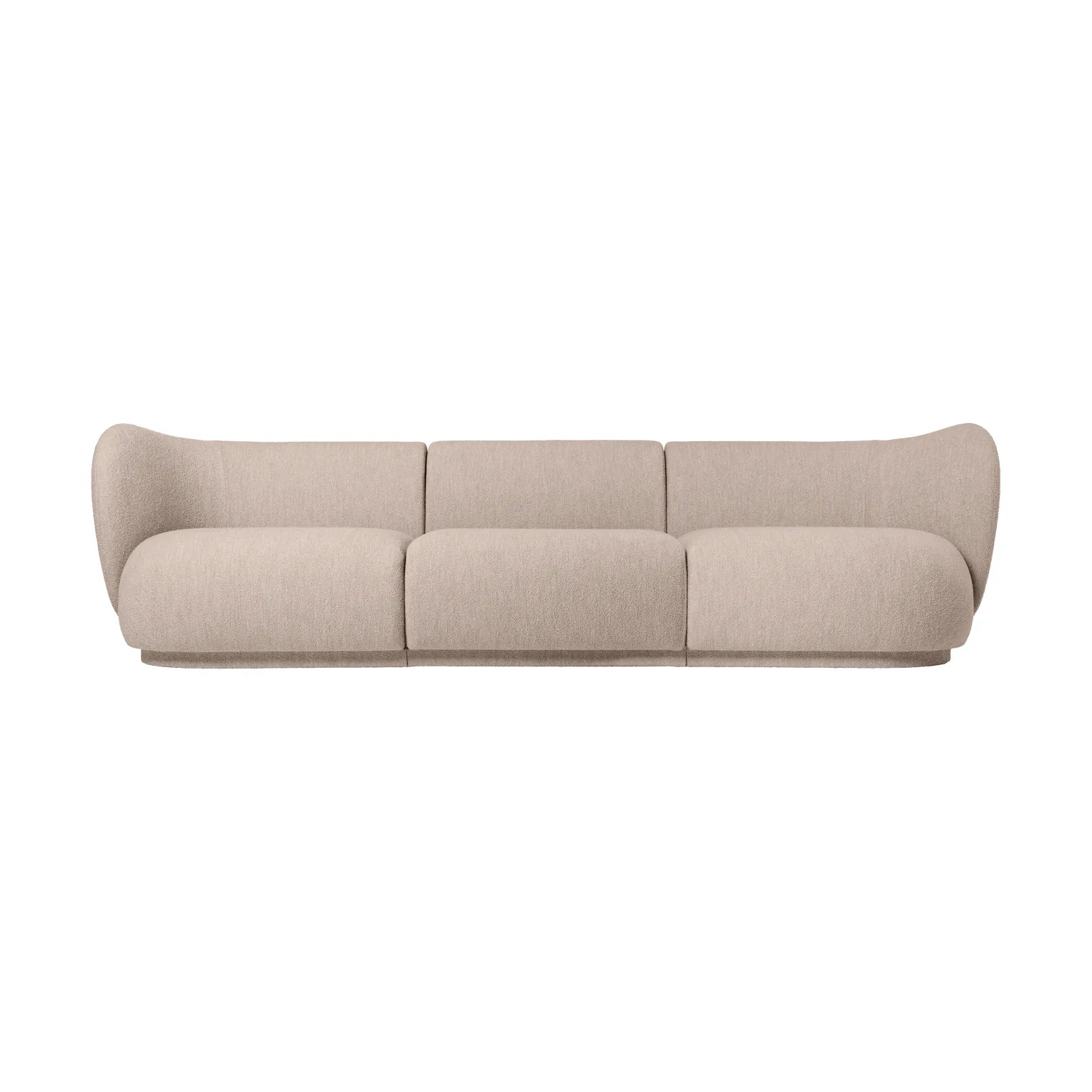 Sofá modular Rico con reposabrazos L (izquierda), Soft Bouclé, Natural Ferm Living