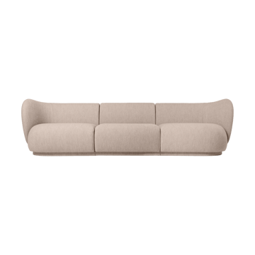 Sofá modular Rico con reposabrazos L (izquierda), Soft Bouclé - Natural - Ferm Living