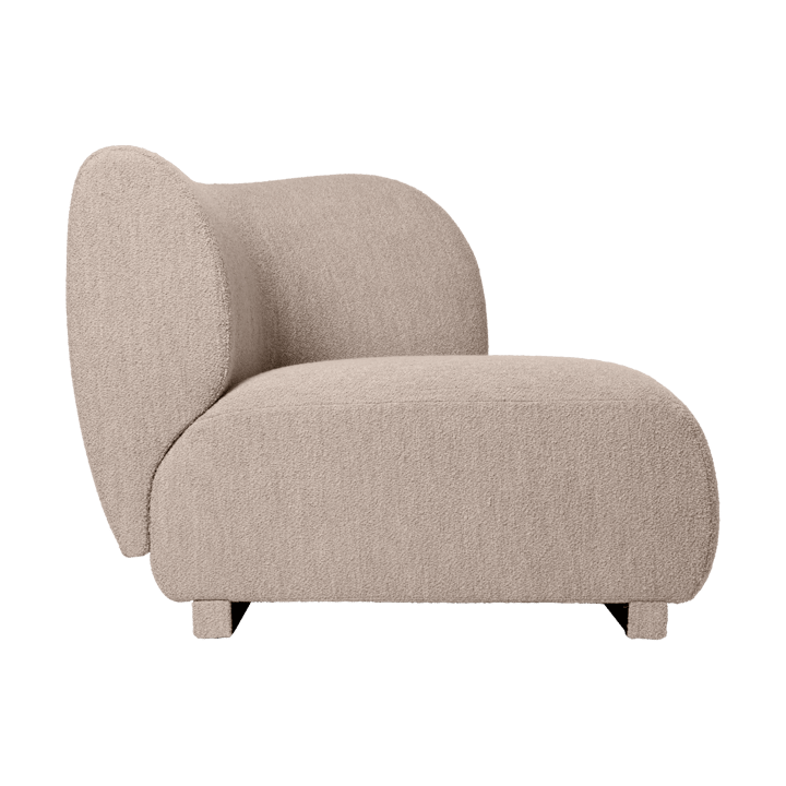 Sofá modular Rico con reposabrazos R (derecha), Soft Bouclé, Natural Ferm Living