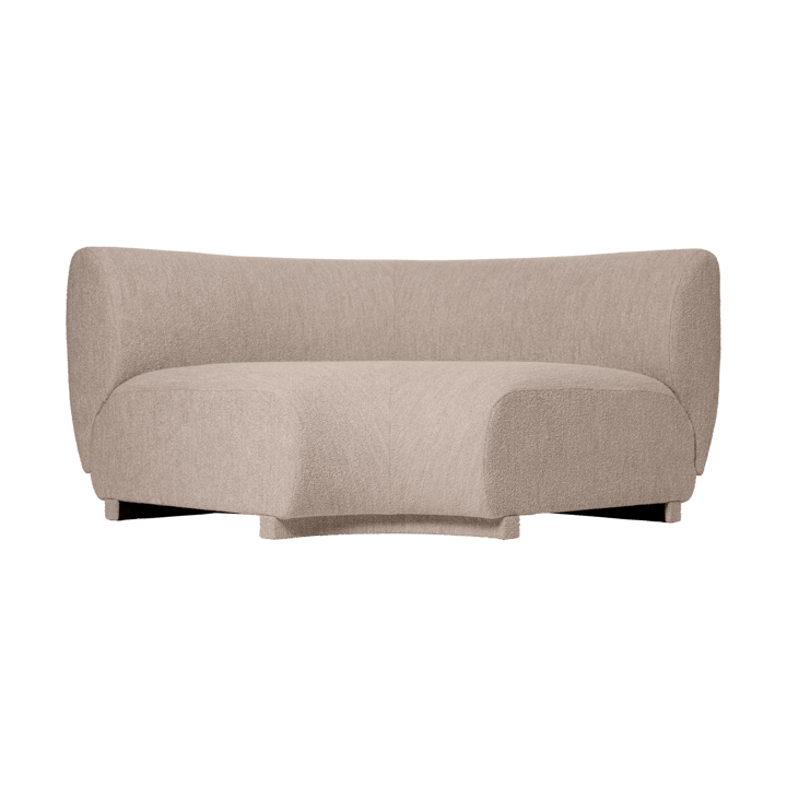 Sofá modular Rico corner 90 Soft Bouclé - Natural - Ferm Living