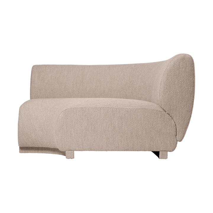 Sofá modular Rico corner 90 Soft Bouclé, Natural Ferm Living