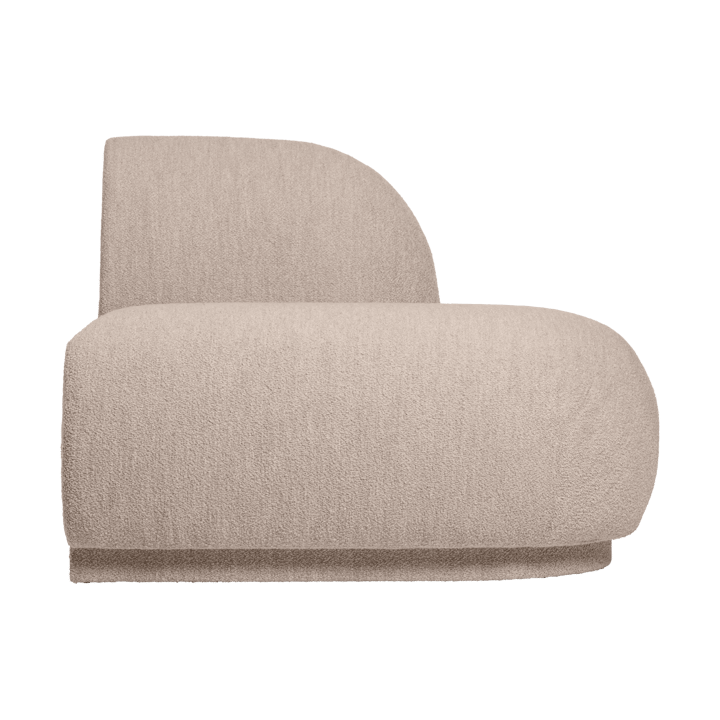Sofá modular Rico open R (derecha) - Soft bouclé-natural - Ferm Living