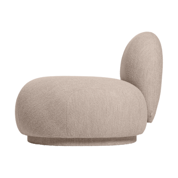Sofá modular Rico open R (derecha) - Soft bouclé-natural - Ferm Living