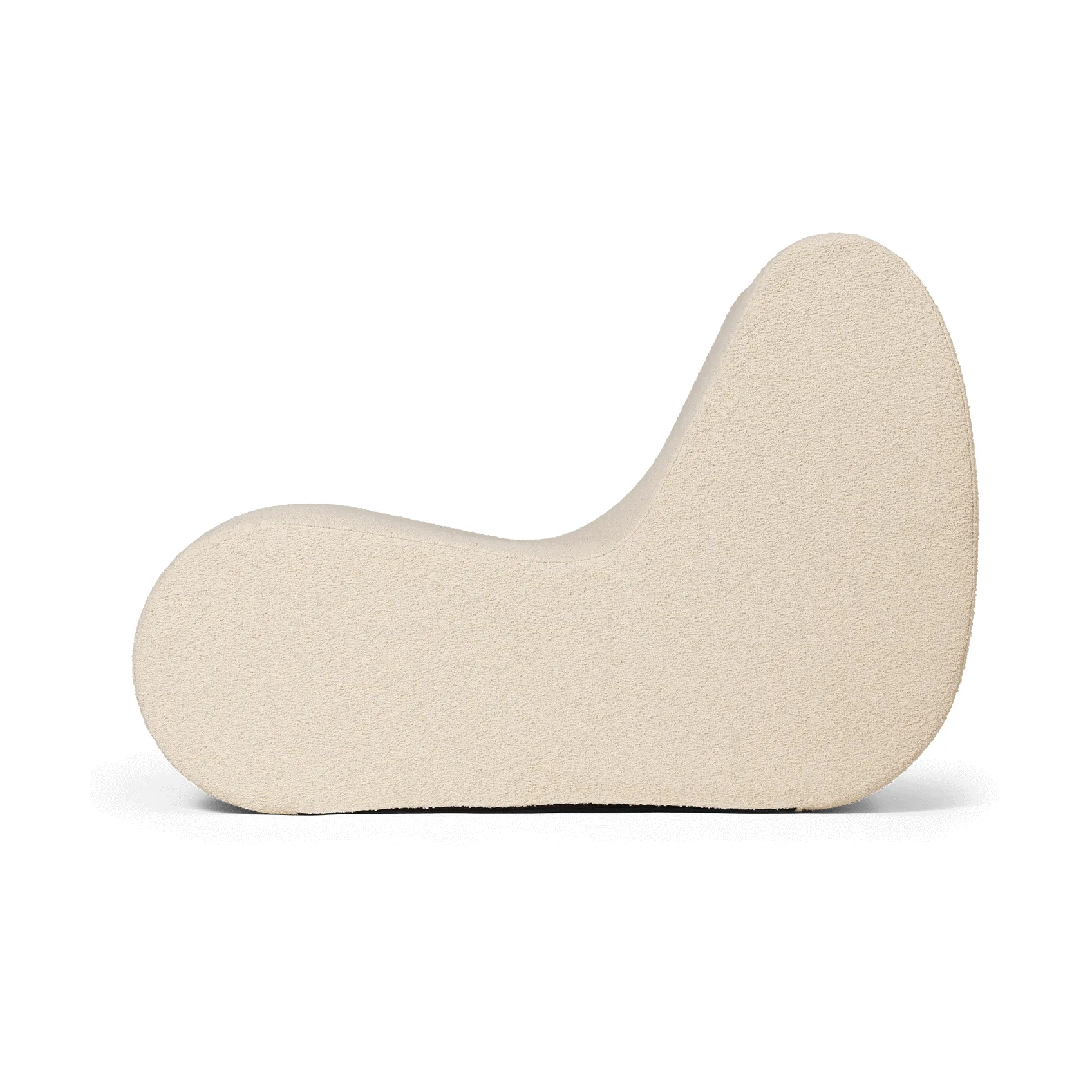 Sofá modular Rouli center module pure bouclé, Off-white Ferm Living