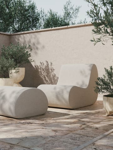 Sofá modular Rouli center module pure bouclé - Off-white - Ferm Living