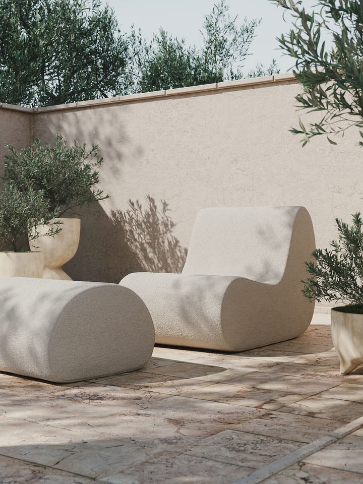 Sofá modular Rouli center module pure bouclé, Off-white Ferm Living