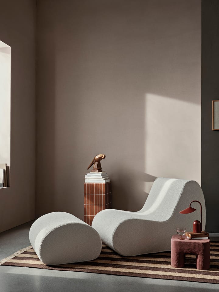 Sofá modular Rouli center module pure bouclé, Off-white Ferm Living