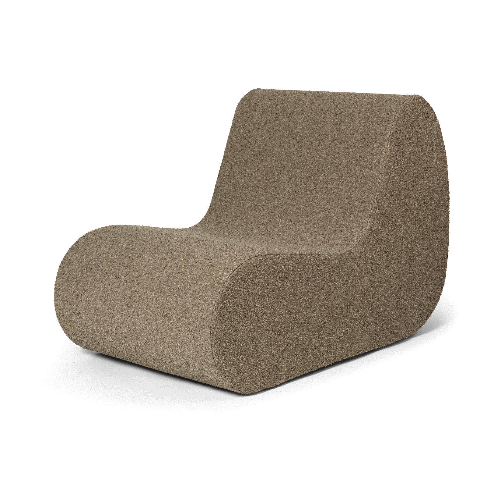 Sofá modular Rouli center module pure bouclé, Sand Ferm Living