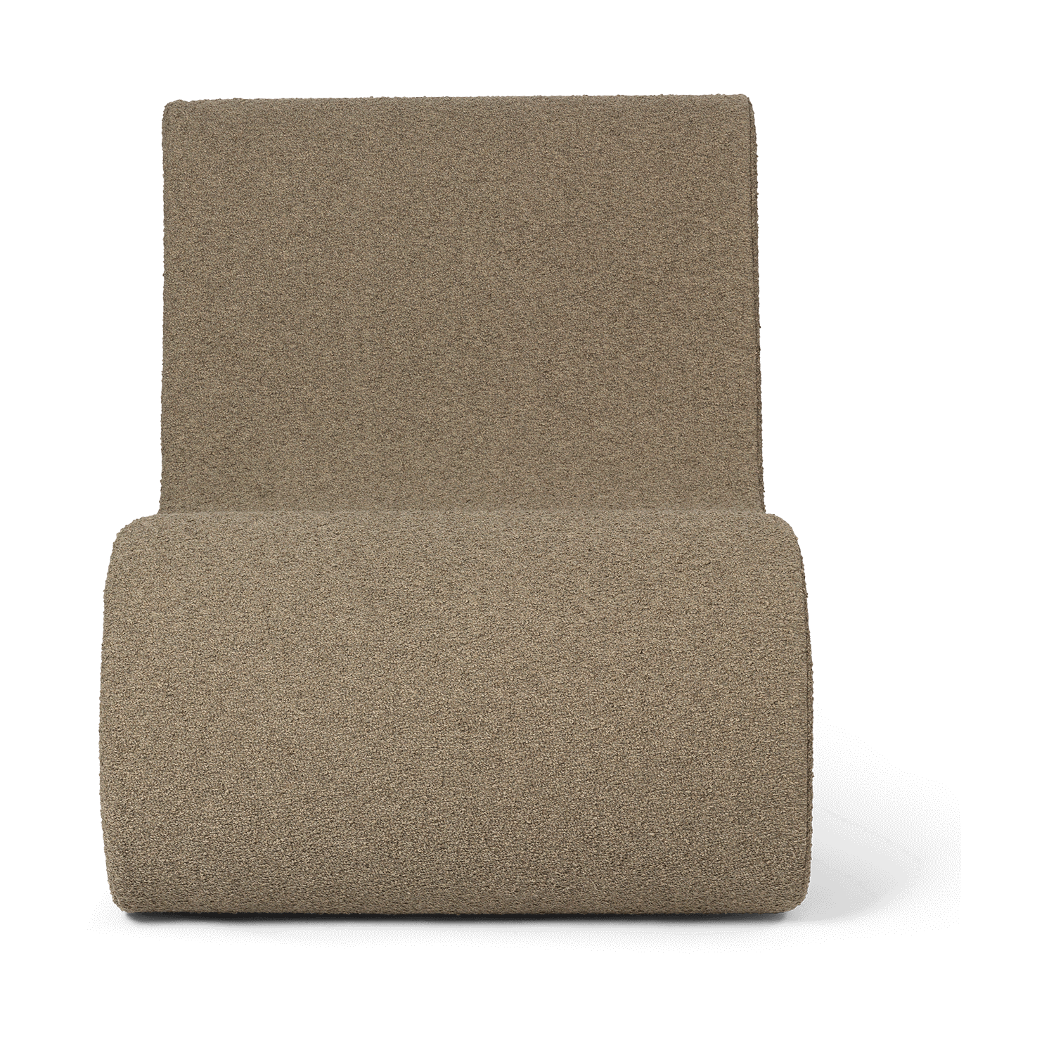Sofá modular Rouli center module pure bouclé, Sand Ferm Living