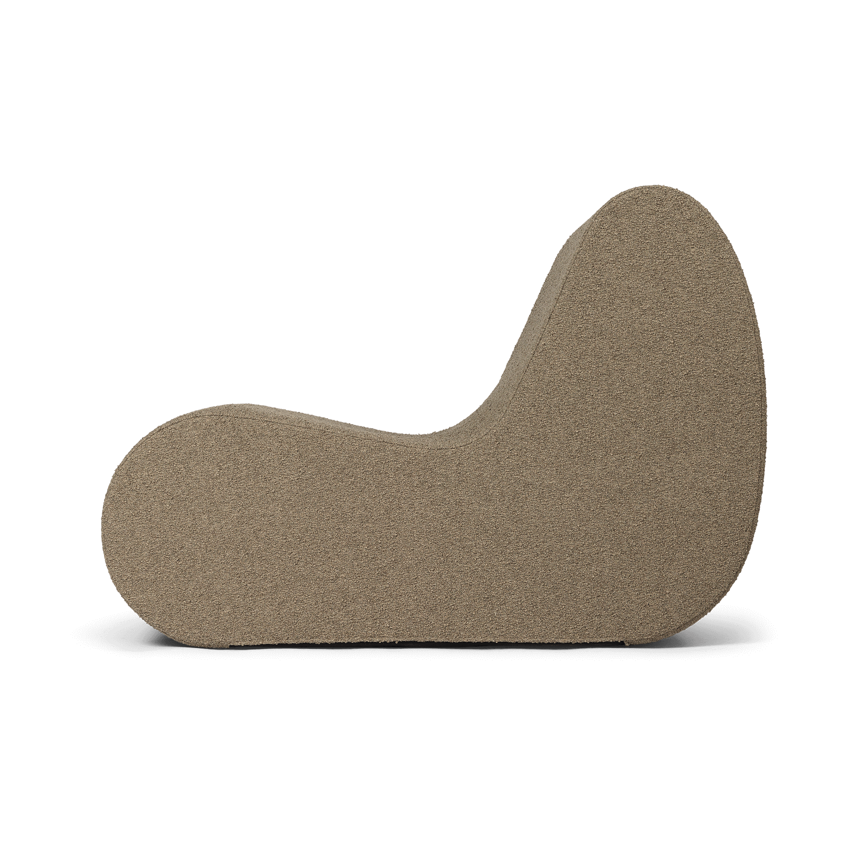 Sofá modular Rouli center module pure bouclé, Sand Ferm Living