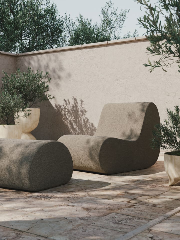 Sofá modular Rouli center module pure bouclé, Sand Ferm Living