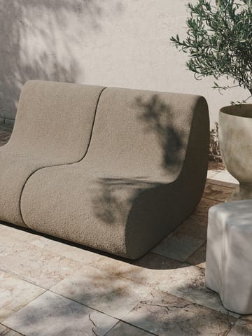 Sofá modular Rouli center module pure bouclé - Sand - Ferm Living