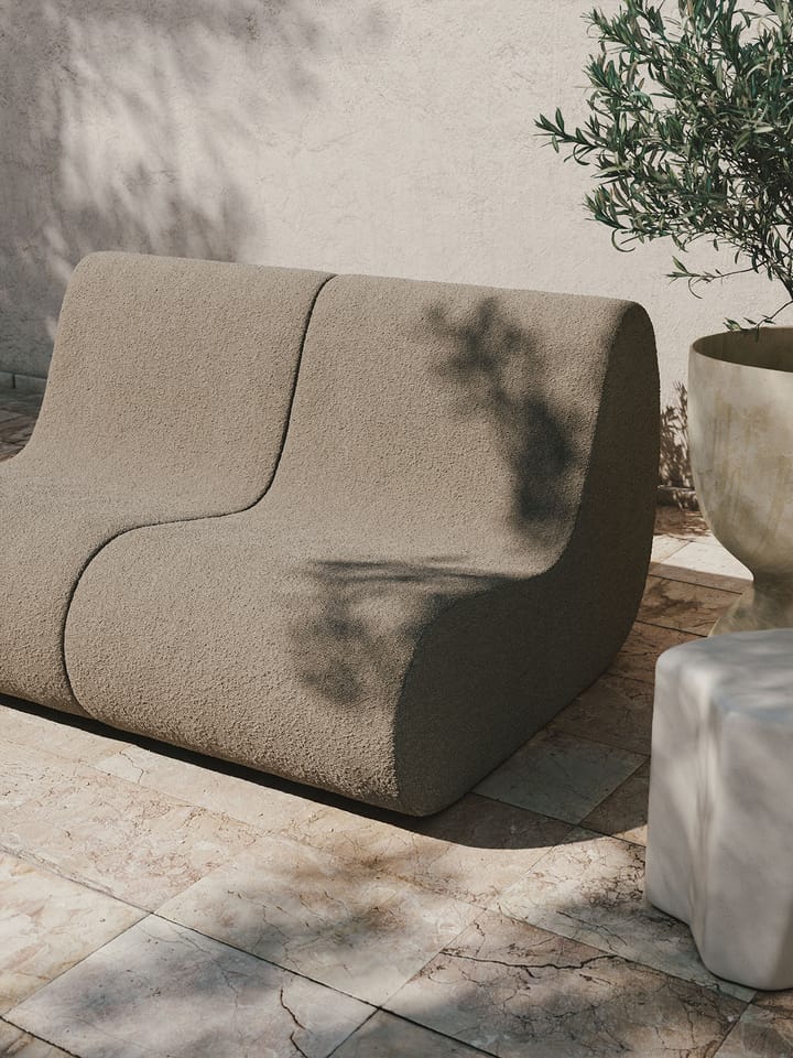 Sofá modular Rouli center module pure bouclé, Sand Ferm Living
