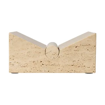 Soporte para libros Tvara - Travertine, 22x22 cm - Ferm Living