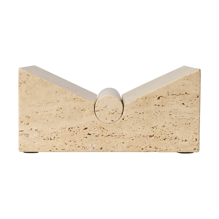 Soporte para libros Tvara - Travertine, 22x22 cm - Ferm Living