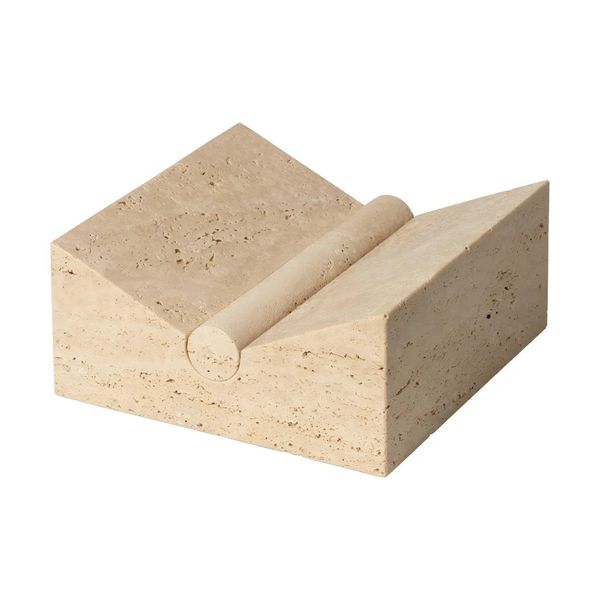 Soporte para libros Tvara, Travertine, 22x22 cm Ferm Living
