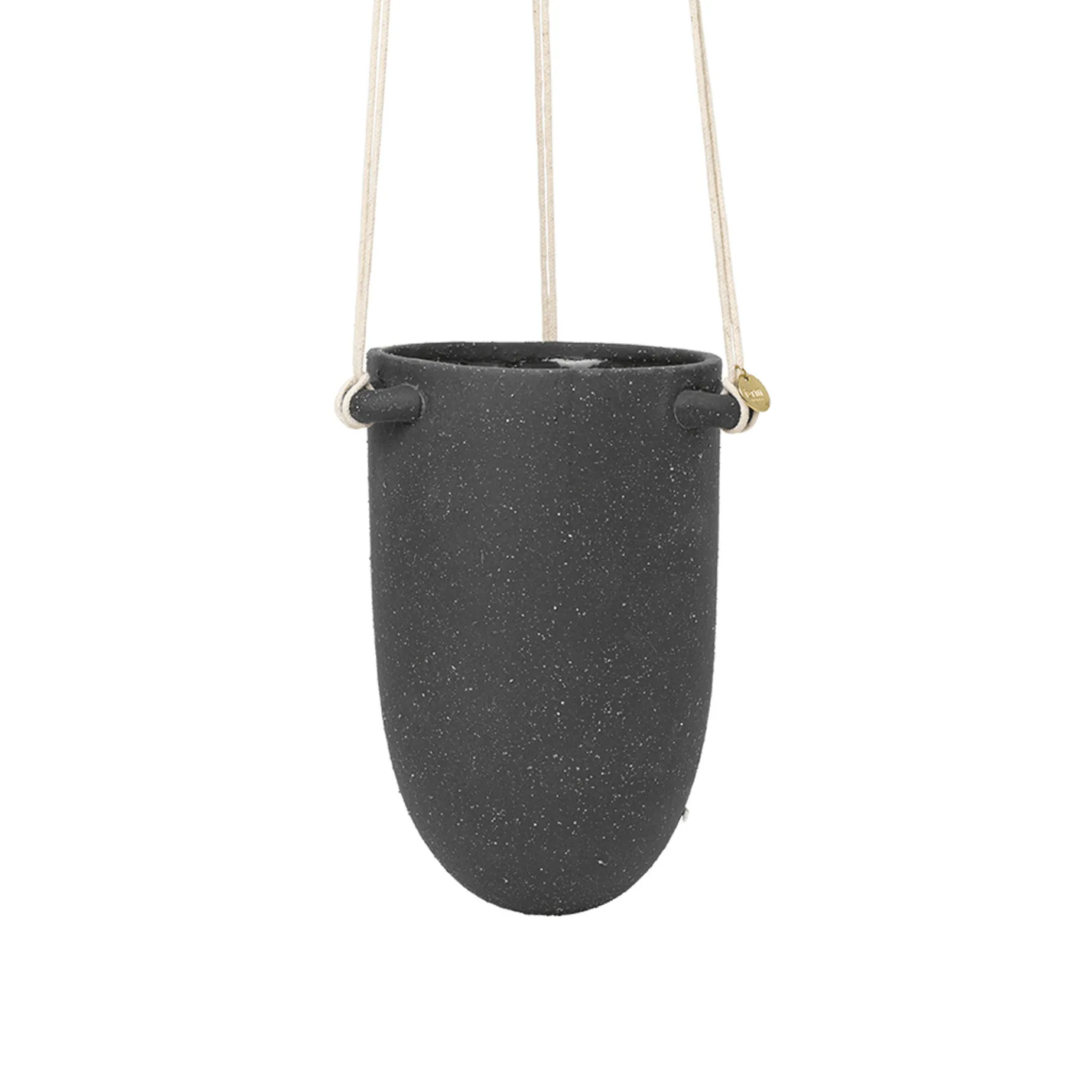 Speckle Maceta colgante Ø13,5 cm, Dark grey Ferm Living