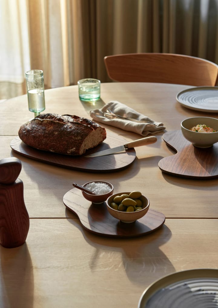 Tabla de cortar Cairn 3 piezas, Dark Brown Ferm Living