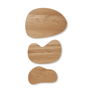 Tabla de cortar Cairn 3 piezas - Oak - Ferm Living