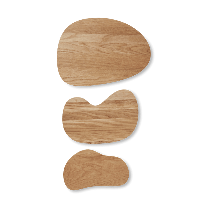 Tabla de cortar Cairn 3 piezas, Oak Ferm Living