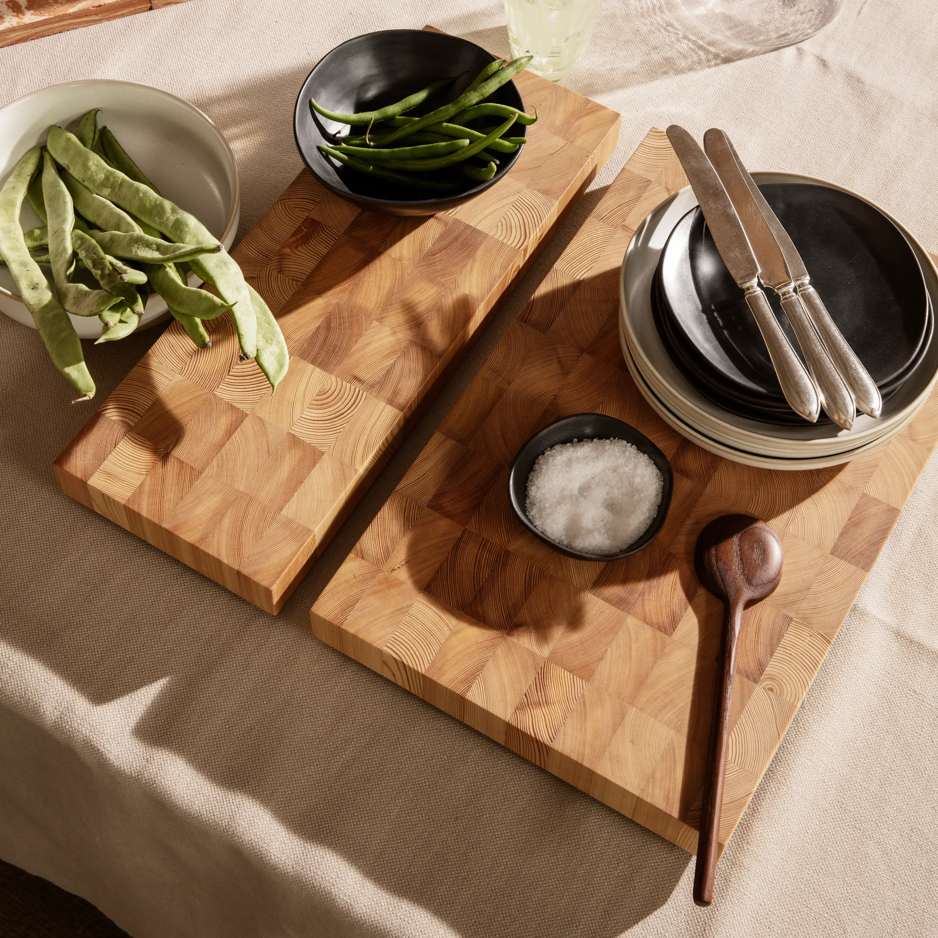 Tabla de cortar Chess rectangular, Small 15x40 cm Ferm Living