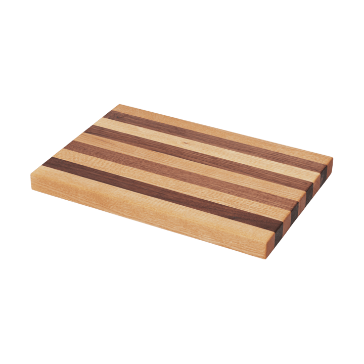 Tabla de cortar Stribe bold 25x36 cm - Walnut-oak - Ferm Living