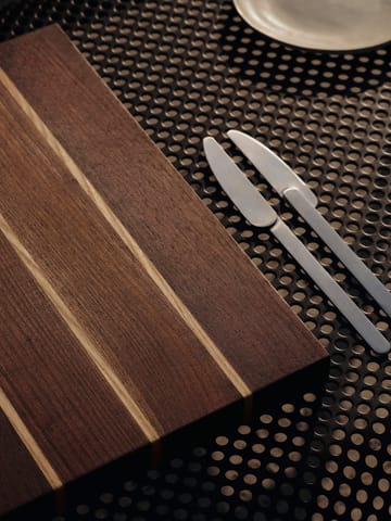 Tabla de cortar Stribe fine 25x36 cm - Walnut-ash - Ferm Living
