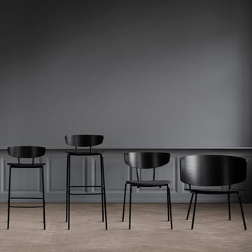 Taburete de bar Herman alto - Negro - Ferm Living