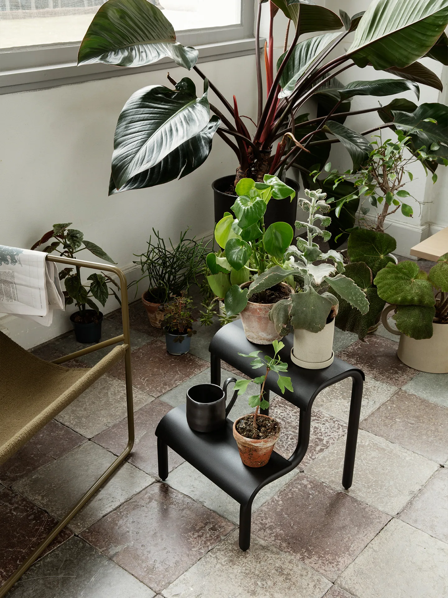 Taburete escalera Up, Black Ferm Living