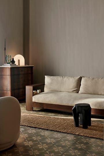 Taburete Root Ø30x40 cm - Black stained - ferm LIVING