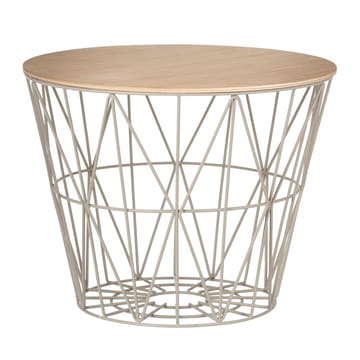 Tapa para cesta Wire, roble aceitado - pequeña Ø 40 cm - Ferm Living