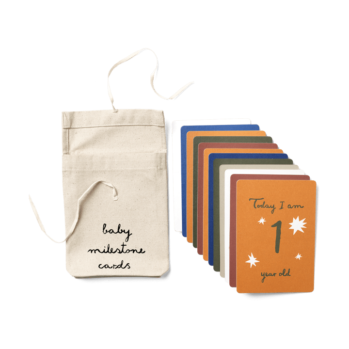 Tarjeta incl. bolsa Ferm Living Milestone - Multi - Ferm Living