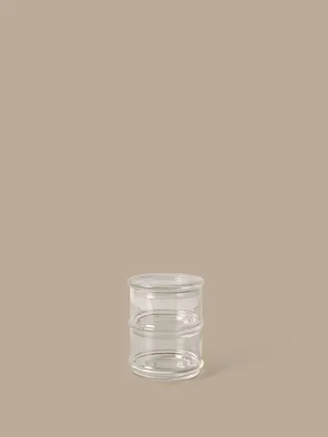 Tarros apilables Boya - 2 piezas, Clear - Ferm Living