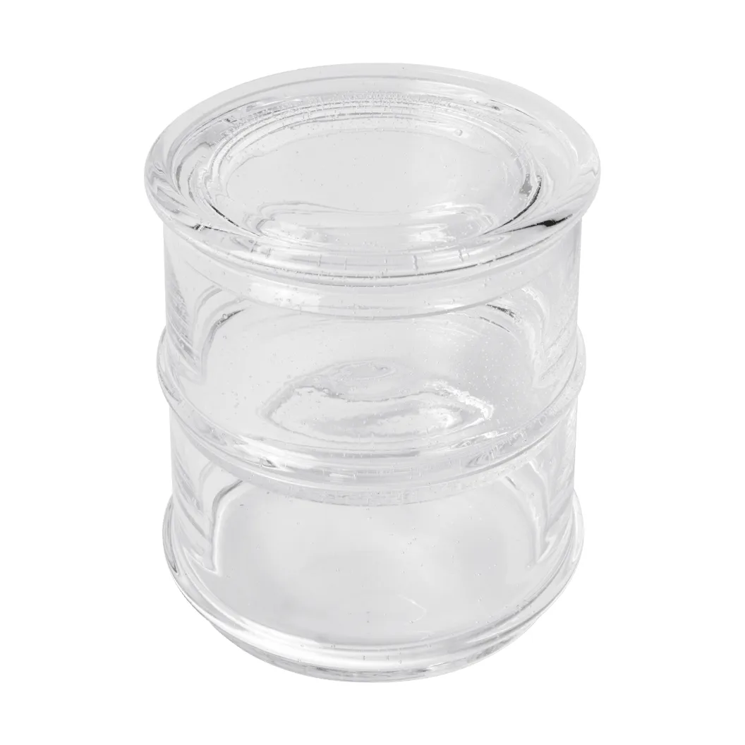 Tarros apilables Boya, 2 piezas, Clear Ferm Living