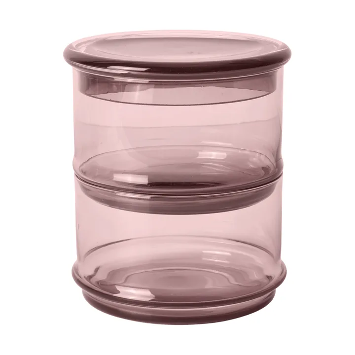 Tarros apilables Boya - 2 piezas, mauve - Ferm Living