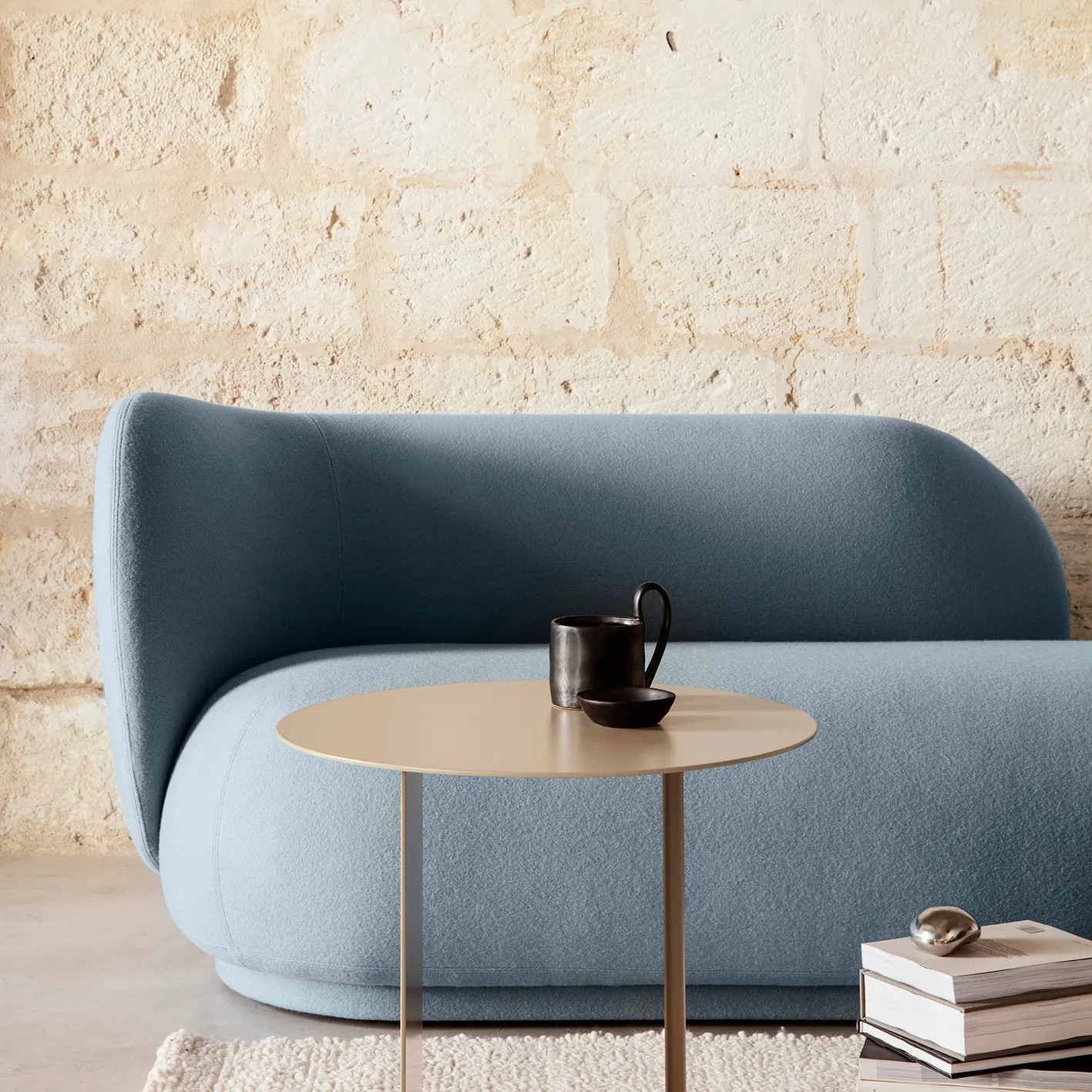 Taza Flow 36 cl, negro Ferm Living