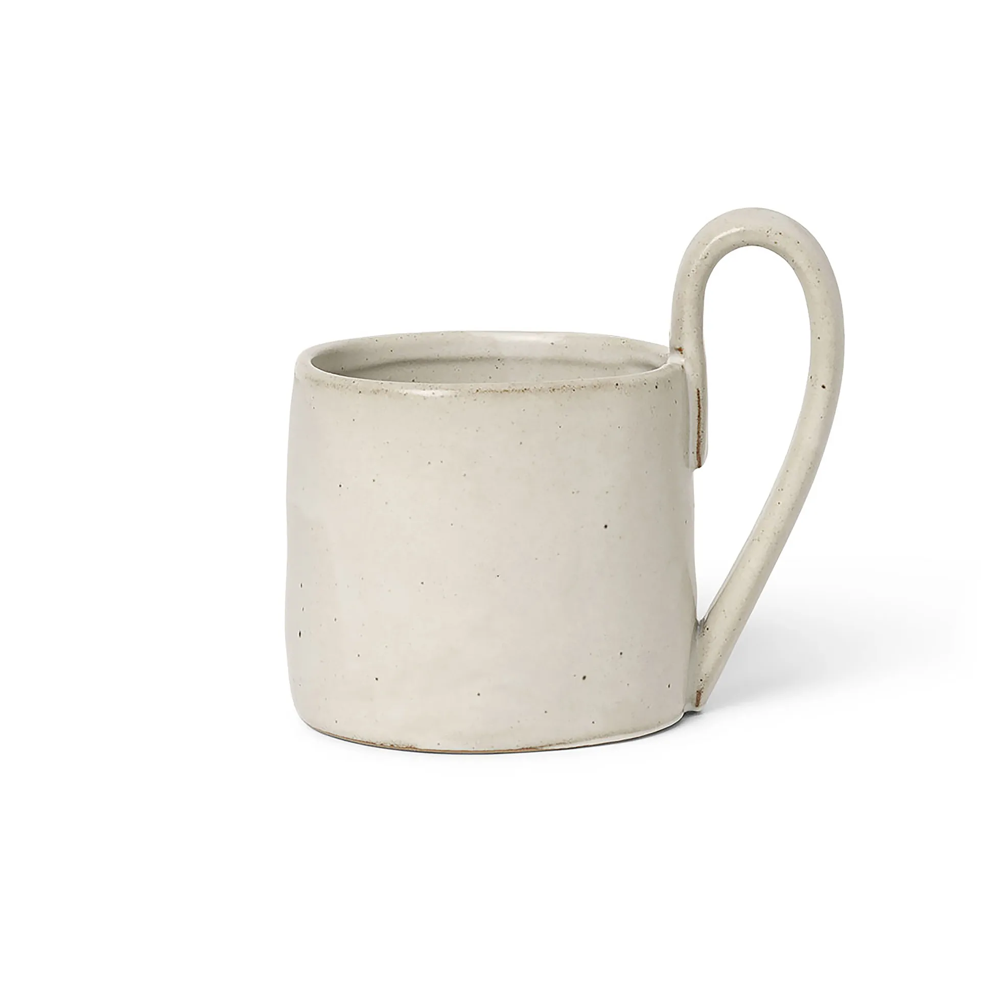 Taza Flow 36 cl, Off-white speckle Ferm Living