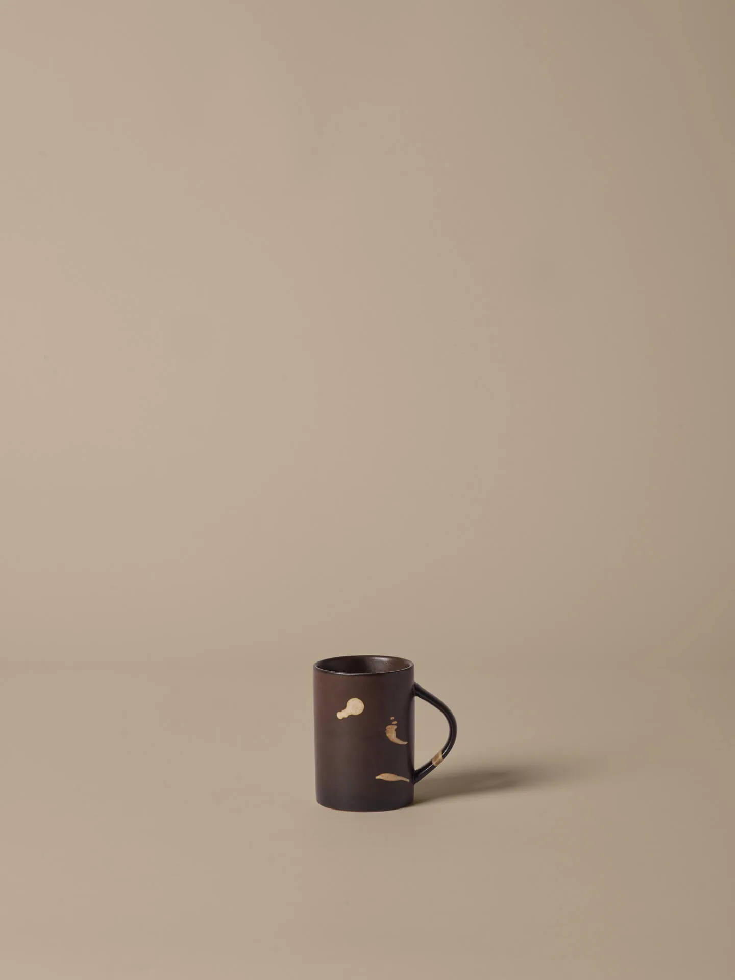 Taza Koyo 30 cl, Dark brown-buff Ferm Living