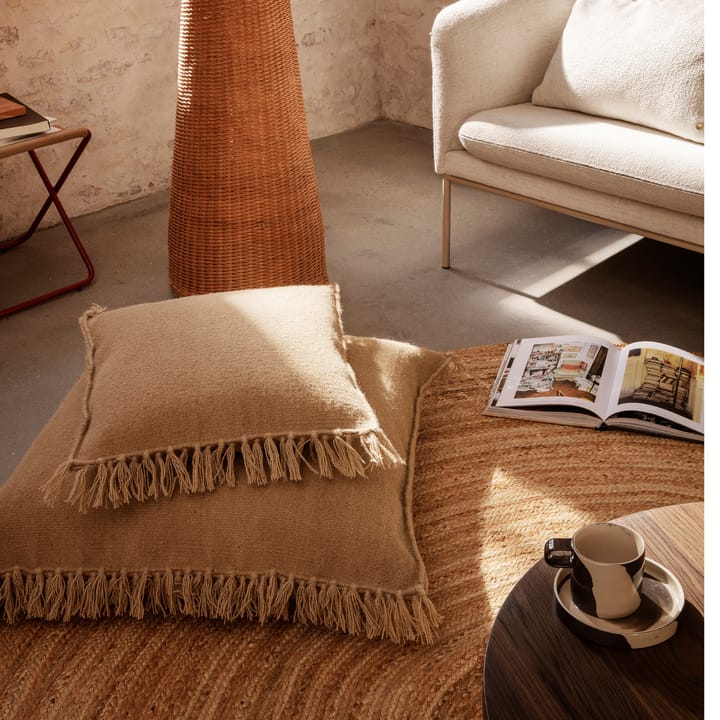 Taza y platillo Inlay, Sand-brown Ferm Living