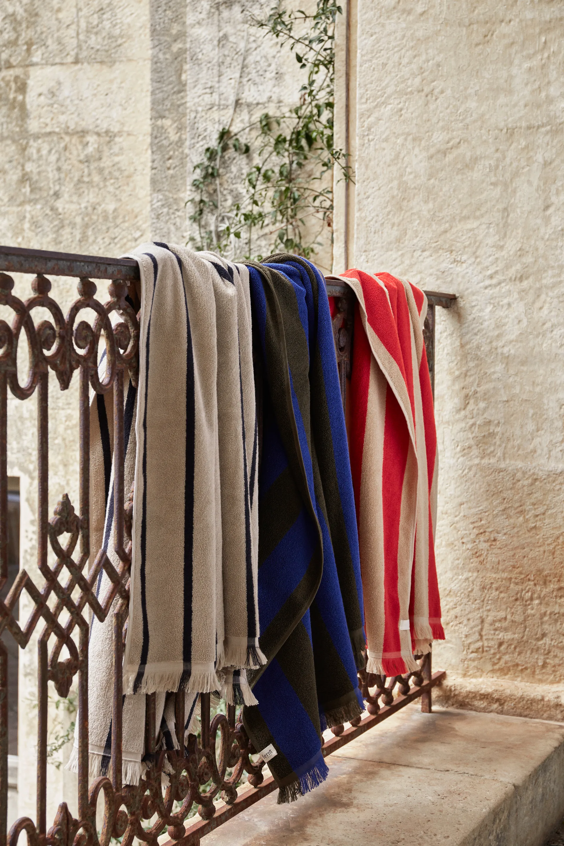 Toalla Alee 100x150 cm, Light Camel-Red Ferm Living