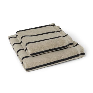 Toalla Alee 50 x 100 cm - Sand-black - Ferm Living