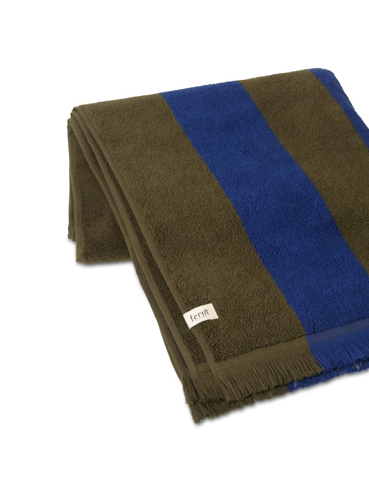 Toalla Alee 70 x 140 cm, Olive-bright blue Ferm Living