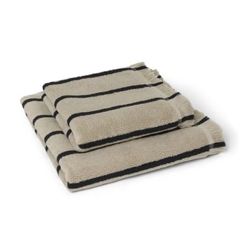 Toalla Alee 70 x 140 cm - Sand-black - Ferm Living