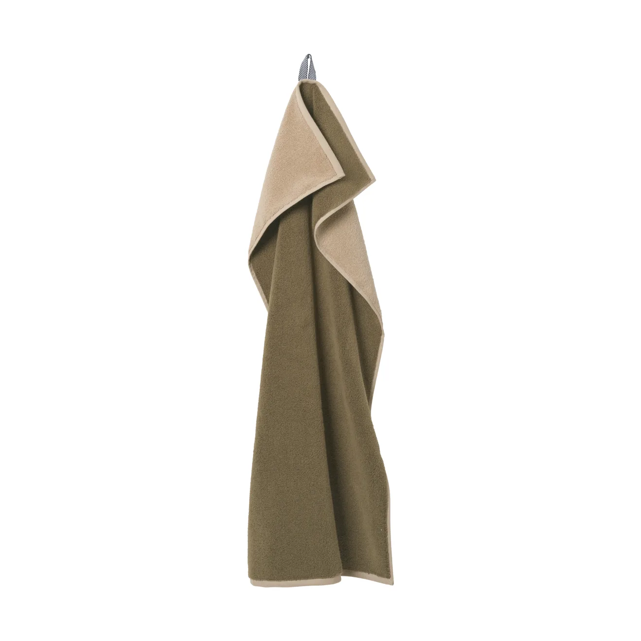 Toalla Ekko, Olive-cashmere, 50x100 cm Ferm Living