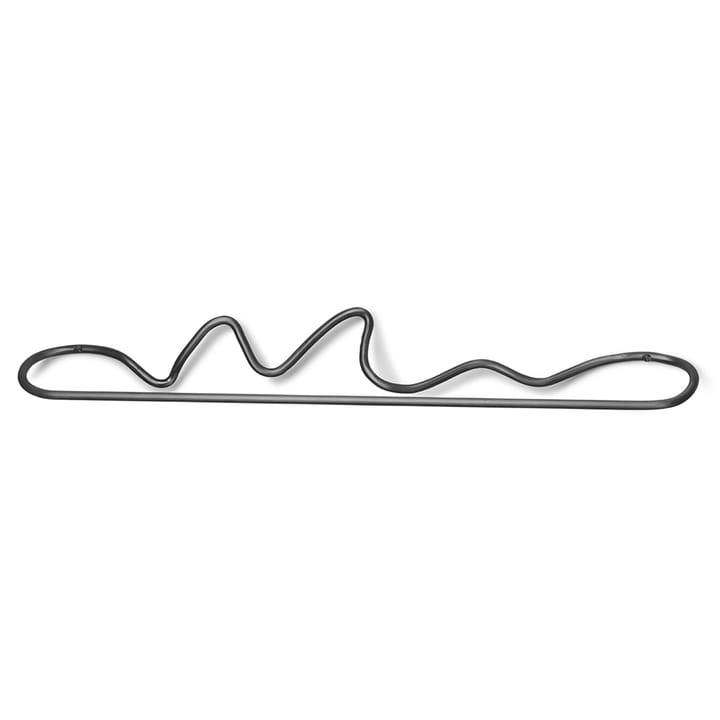 Toallero Curvature - latón negro - Ferm Living
