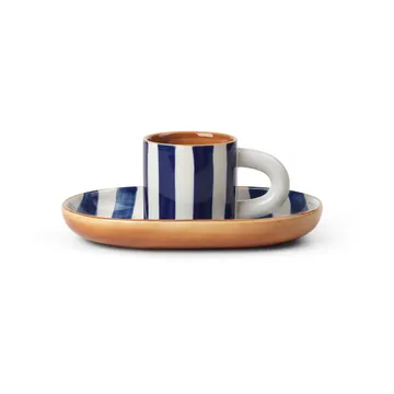 Vajilla infantil Milu 2 piezas - Blue - Ferm Living