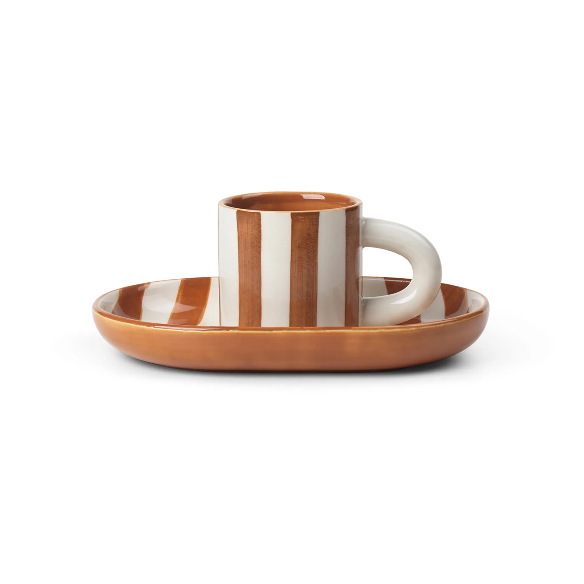 Vajilla infantil Milu 2 piezas, Terracotta Ferm Living